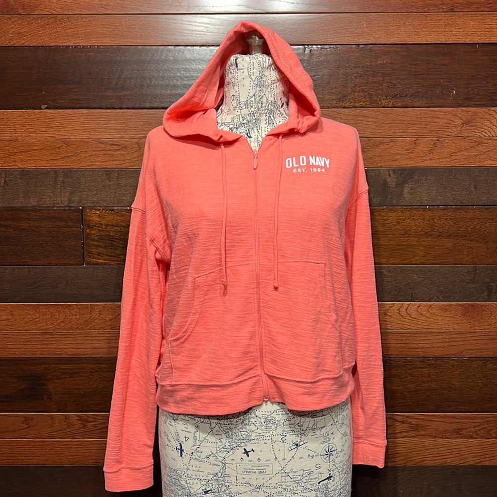 Old Navy Long Sleeve Zippered Hoodie